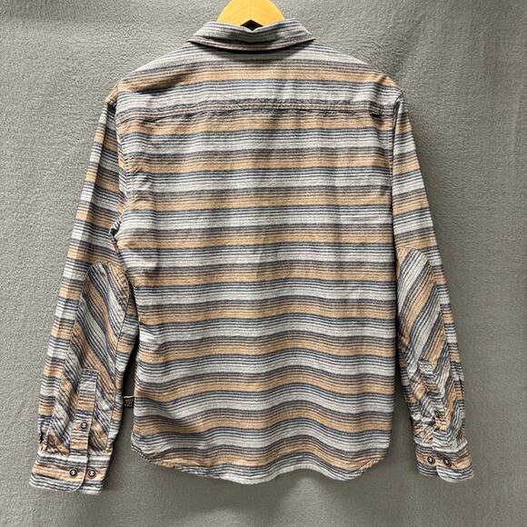 Howler Bros Shirt Mens Medium Coastal Cotton Button Up Long Sleeve Striped - Picture 3 of 9